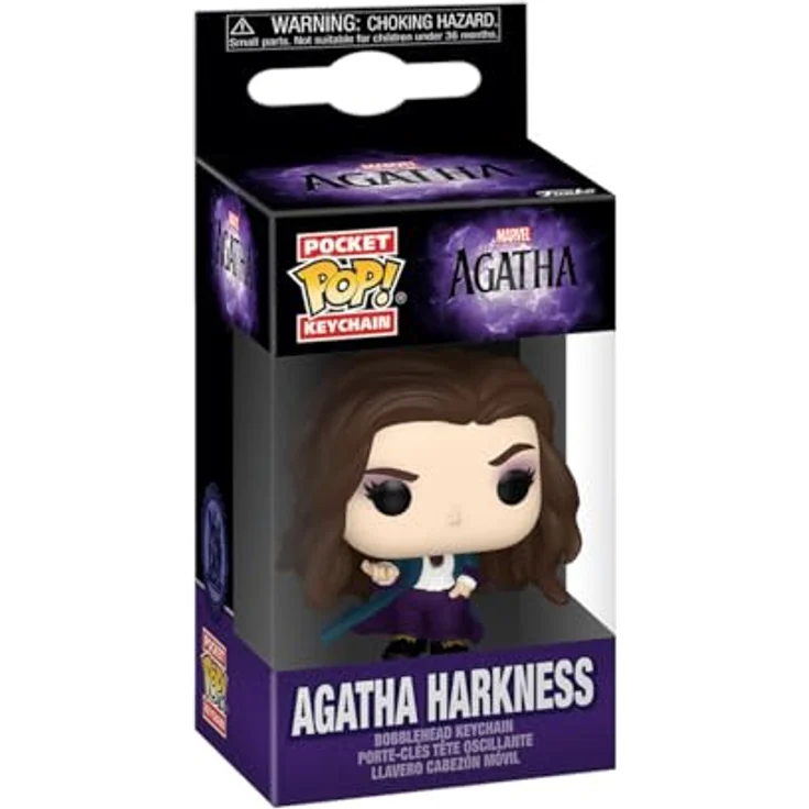 Funko Pop! Keychain: Agatha Harkness - Agatha Coven of Chaos - Mini Vinyl-Figur, 11,76 cm, offizielles Geschenk für Fans – Bild 2