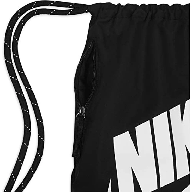 Nike DC4245 NK HERITAGE DRAWSTRING - FA21 Sports bag unisex-adult black/black/white 1SIZE – Bild 4