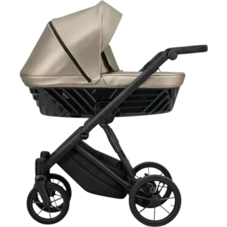 Kunert Ivento Ive 15 Cappuccino Metalic, Kinderwagen im Reisesystem mit Eco-Funktion