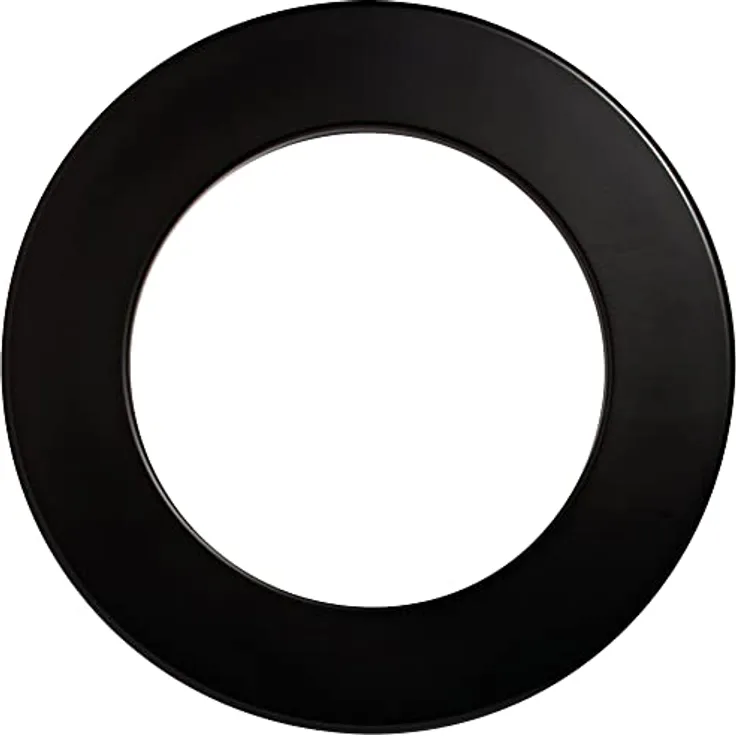 Karella Auffangring "PU-Catchring", Schwarz, vierteilige Schaumstoff-Umrandung, Randbreite 12 cm, formstabil und langlebig