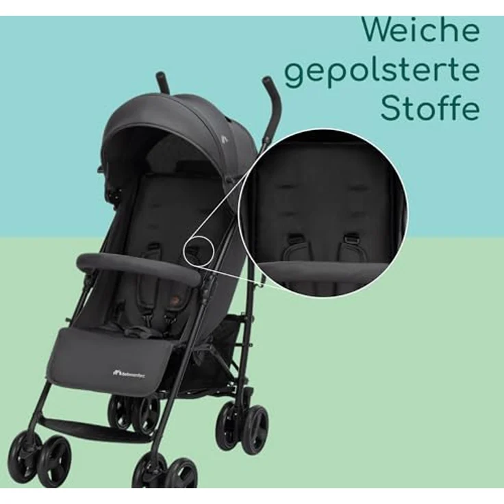 Bebeconfort Dusk Kinder-Buggy, leichter Reise-Buggy für 0-4 Jahre (0-22 kg), mit weichem Polster und verstellbarer Beinstütze – Bild 5