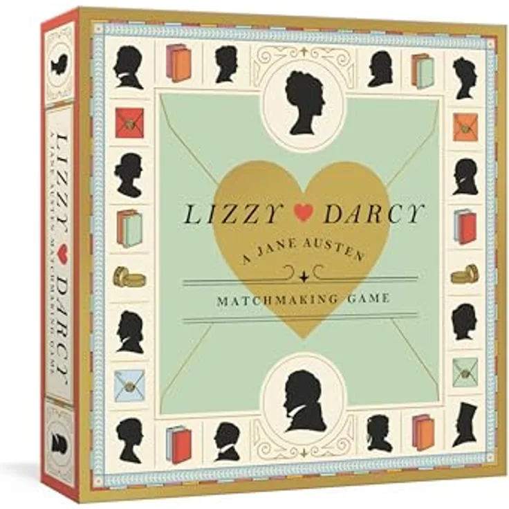 CROWN Lizzy Loves Darcy: Ein Jane Austen Matchmaking-Spiel, Brettspiel für 2-6 Spieler