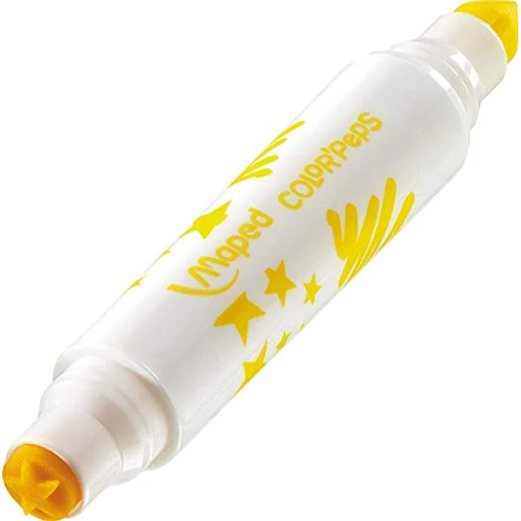 Maped - 2in1 Filzstifte, Fasermaler + Stempel COLOR'PEPS DUO STAMP - x8, kräftige Farben, ultra-auswaschbar, breite Spitze - 8er Pack – Bild 3