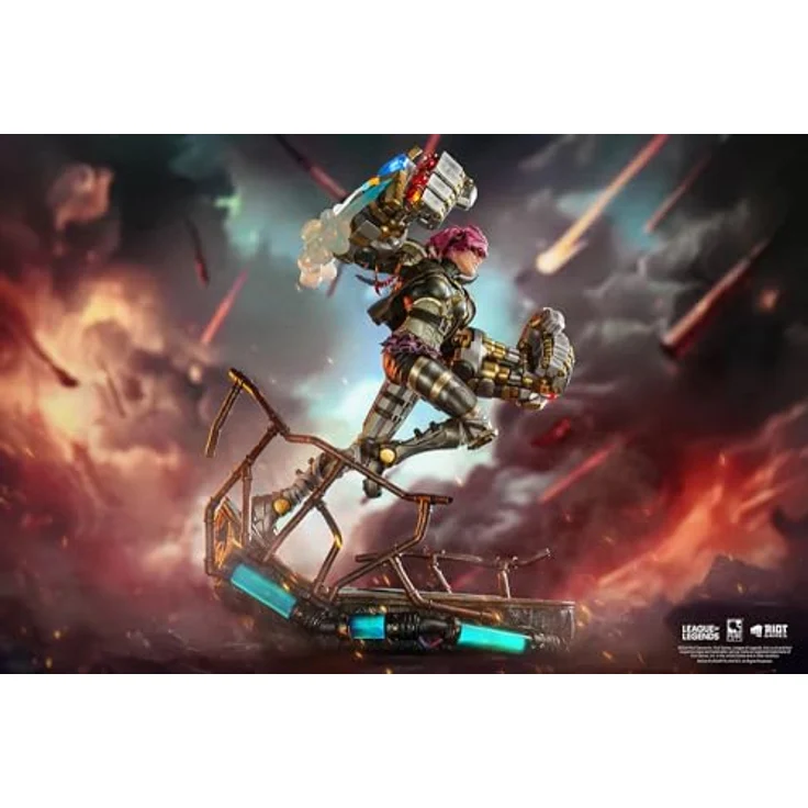 Pure Arts League of Legends Statue 1/6 Vi, 40 cm, detailgetreu mit LED-Lichtfunktion, limitierte Auflage von 2500 Stück – Bild 9