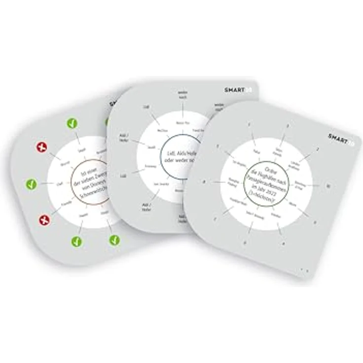 Piatnik 7269 - Smart 10 Spotlight, Quizspiel mit 100 neuen Fragen, beleuchtbare Smartbox, reisetauglich – Bild 2