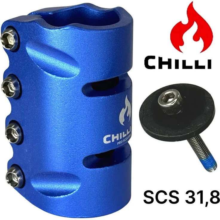 Chilli 4-Bolt SCS Klemme 32 Blau, Stabile Verbindung für deinen Stunt-Scooter - Preisvergleich
