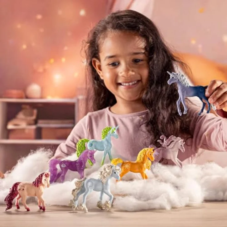 Schleich Sammeleinhorn Terra (70795) BAYALA, türkis mit grüner Glitzermähne und hübschem Tattoo, limitiert – Bild 2