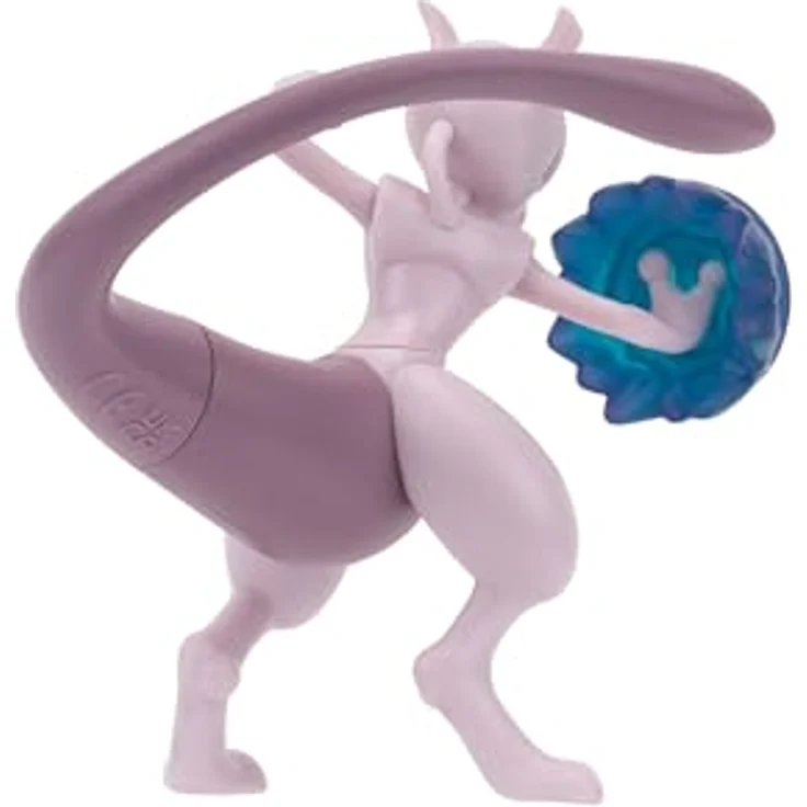 Jazwares Pokémon Battle Feature Figur Mewtu, 10 cm, detaillierte Sammelfigur für epische Kämpfe – Bild 4