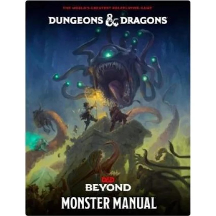 Wizards of the Coast Dungeons & Dragons RPG Monster Manual 2024, über 500 Monster, darunter 75 neue, mit atemberaubenden Illustrationen und optimierten Spielwerten