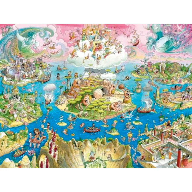 Heye Odyssey Puzzle, 1500 Teile mit hochwertiger Qualität und einzigartigem Motiv von Hugo Prades, 50 x 70 cm – Bild 2