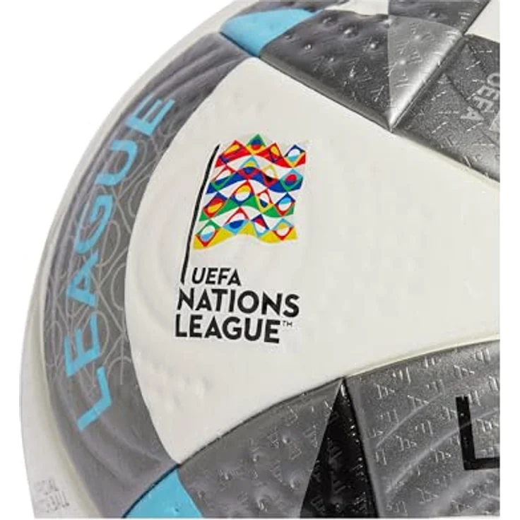 Adidas UEFA Nations League 24 Pro Ball IS7441, Unisex Fußball aus Polyurethan, Silber, Größe 5 EU – Bild 2