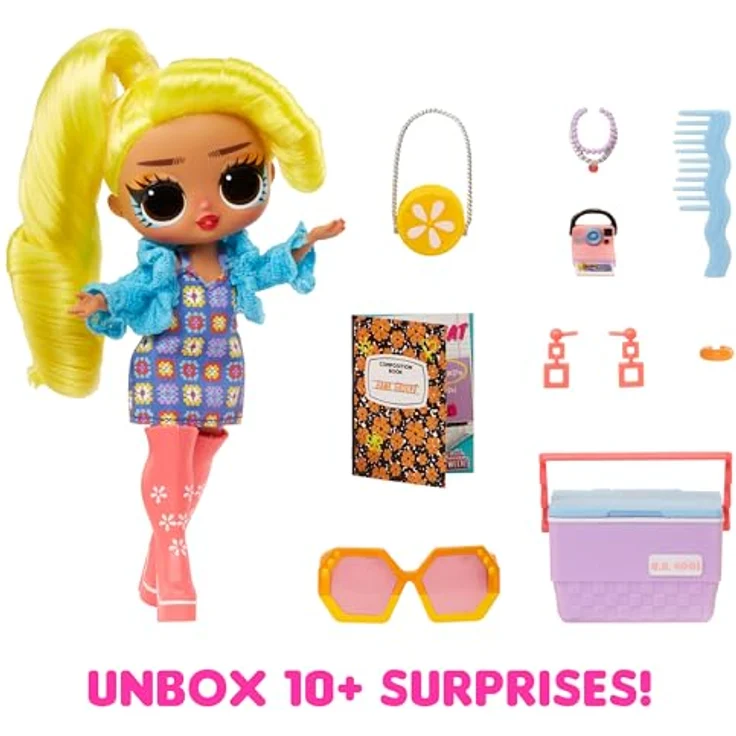L.O.L. SURPRISE! Anziehpuppe L.O.L. Surprise Tweens Core Doll - Hana Groove, bewegliche Modepuppe mit 15 Überraschungen, ca. 17 cm groß – Bild 2