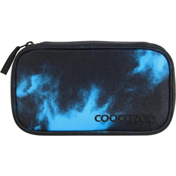 Coocazoo Schlampermäppchen Pencil Case Mystic Clouds, schwarz, mit mehreren Fächern und verstellbarem Schultergurt – Bild 2