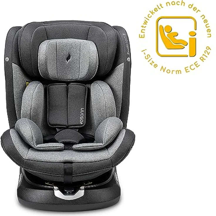 Osann Autokindersitz Osann Swift360 S i-Size, 360 Grad drehbarer Reboarder, ab: Geburt, verschiedene Farben – Bild 4