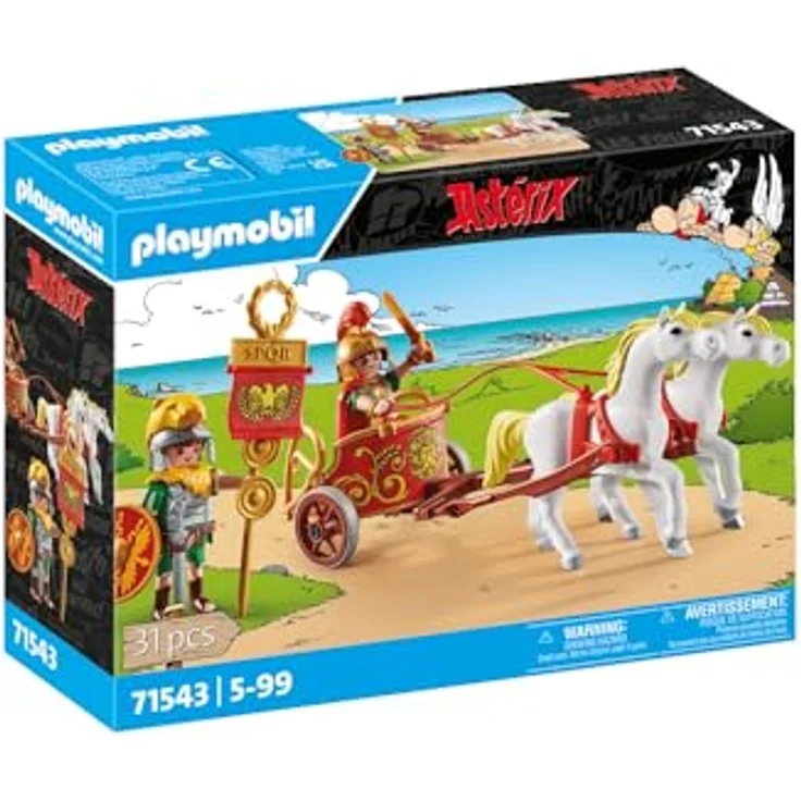 Playmobil® Konstruktions-Spielset Römischer Streitwagen (71543), Asterix, (31 St), Made in Europe – Bild 3