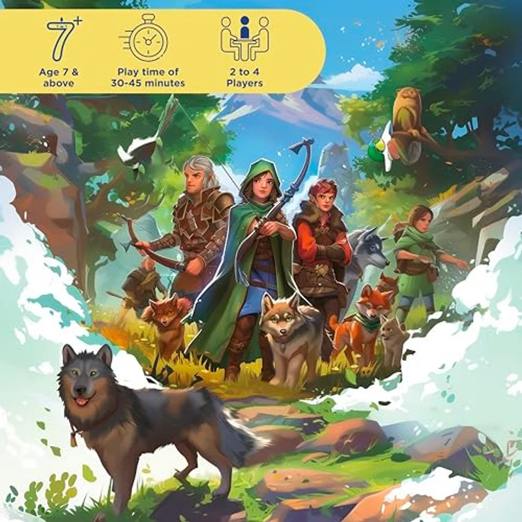 Thames & Kosmos Legends of Andor: The Family Fantasy Game, Brettspiel für 2-4 Spieler, ab 7 Jahren, kooperatives Strategiespiel mit zusätzlichen Abenteuern – Bild 2