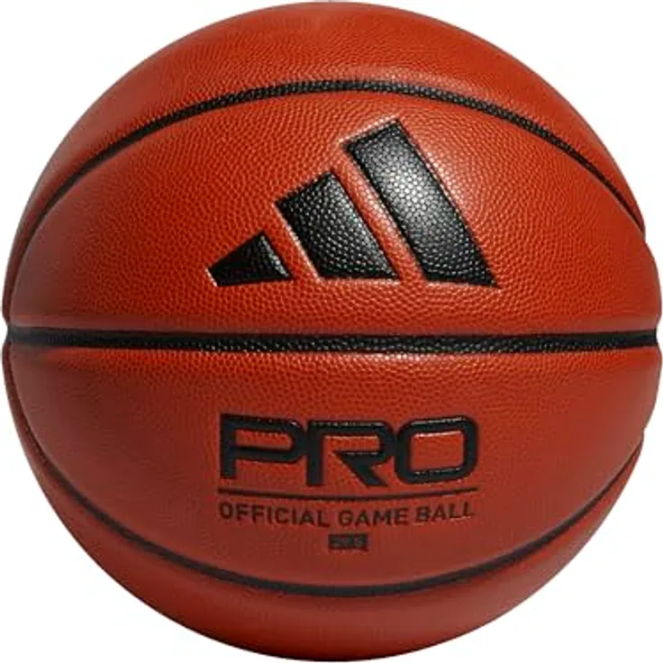adidas Mens Other Ball Pro 3.0 Official Game Ball, Black/Bbanat, Size 7 - Indoor/Outdoor Performance, Polyurethane Composite Leather