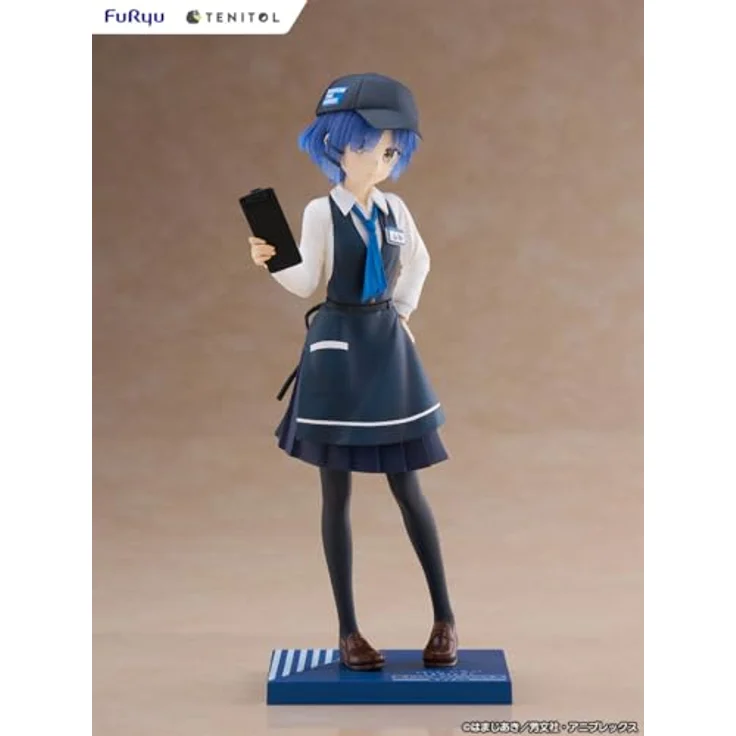 FuRyu Bocchi the Rock! Tenitol PVC Statue Ryo Yamada Cafe Style Ver. 21 cm, detailreiche Sammelfigur in bedruckter Box – Bild 6