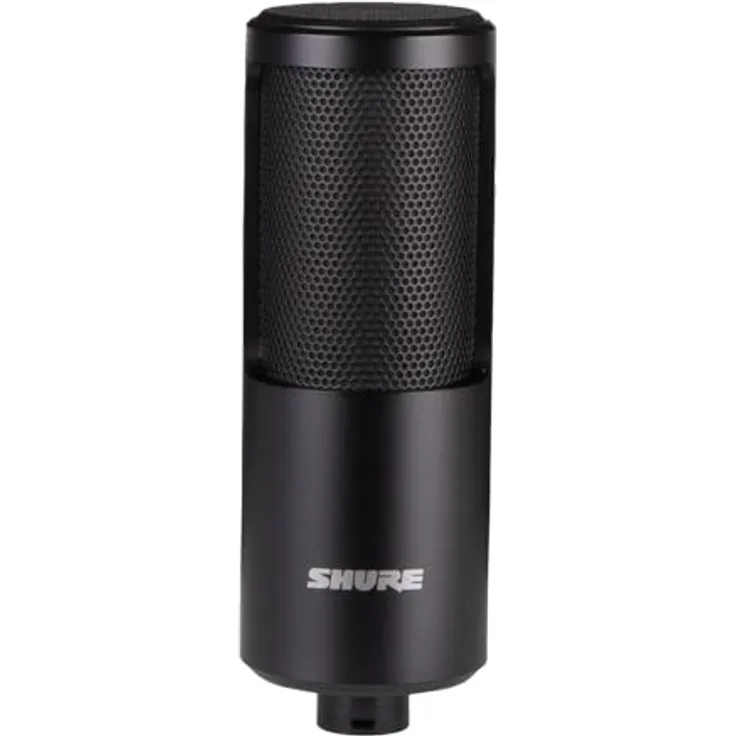 Shure SM4 Studio Mikrofon, XLR Heimstudio Kondensator Mikrofon - Optimiert für sanfte Vocals bis zu lauten Instrumenten, Mix-Ready Audio, robuste Metallbauweise (SM4-K)