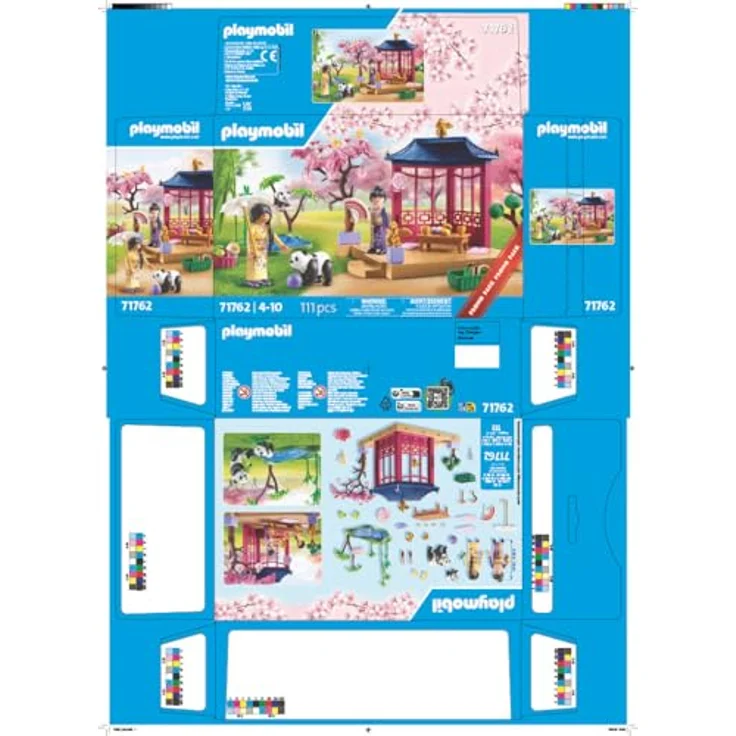 Playmobil® Asiatischer Garten mit Pandafütterung (71762), Playmobil My Life Konstruktions-Spielset, (111 St), Made in Europe – Bild 5