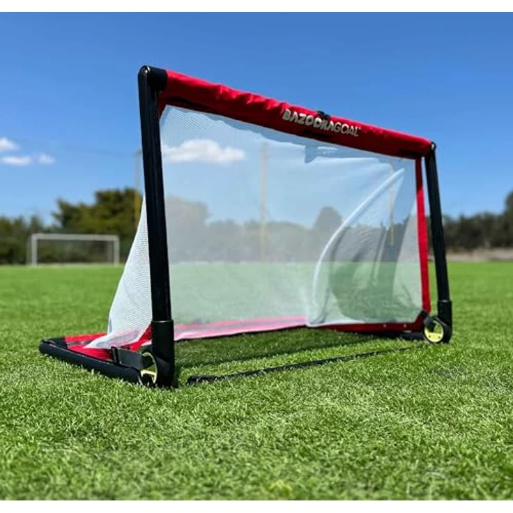 BazookaGoal Pop-Up Fußballtor, klappbares Mini-Fußballtor für Garten & Indoor, tragbar und wetterfest (1,20 x 0,75 m), ideal für Kinder & Erwachsene – Bild 5