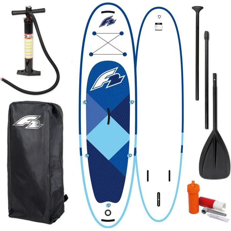 F2 Prime SUP-Board 10,5 Weiß 2024 - 2. Wahl, Paddling Board mit Highend Dropstitch-Material