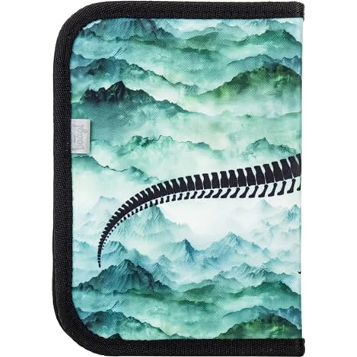 Baagl Federmäppchen Dino, großes Hauptfach für Schreibwaren, langlebige Materialien, 20 x 15 x 3 cm – Bild 4