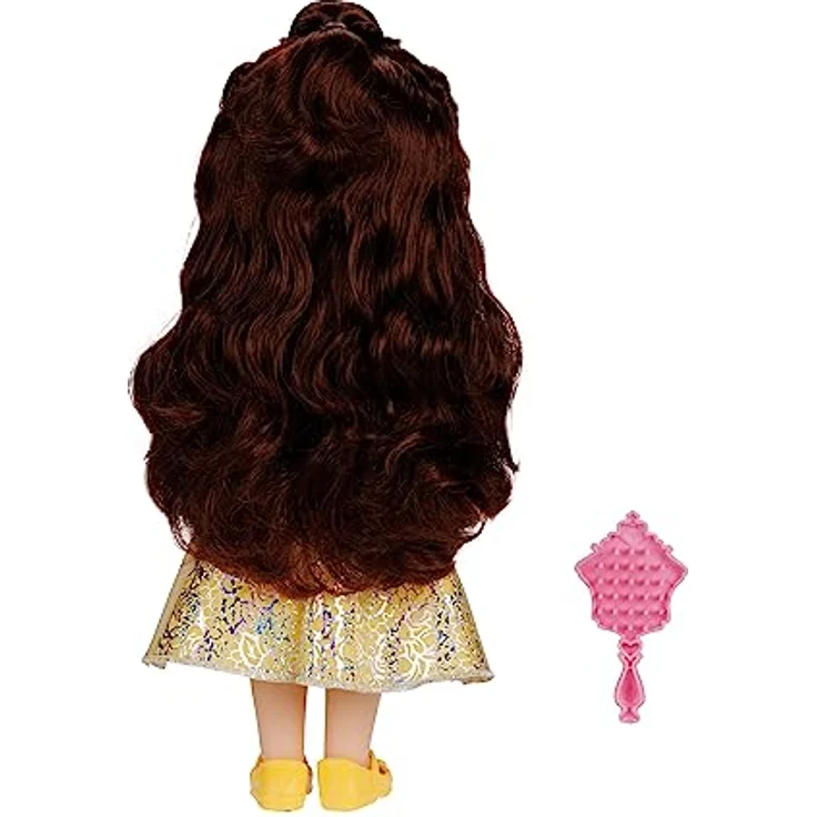 Jakks Pacific Babypuppe Disney Princess - Meine Freundin Belle, ca. 35 cm, mit gelbem Prinzessinnenkleid und funkelndem Diadem – Bild 5