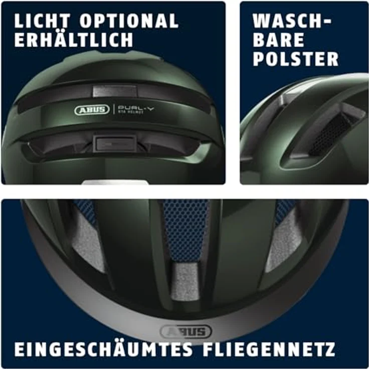 ABUS Fahrradhelm PURL-Y – NTA-Schutzhelm in Grün, Größe S, für E-Bike und S-Pedelec geeignet – Bild 4