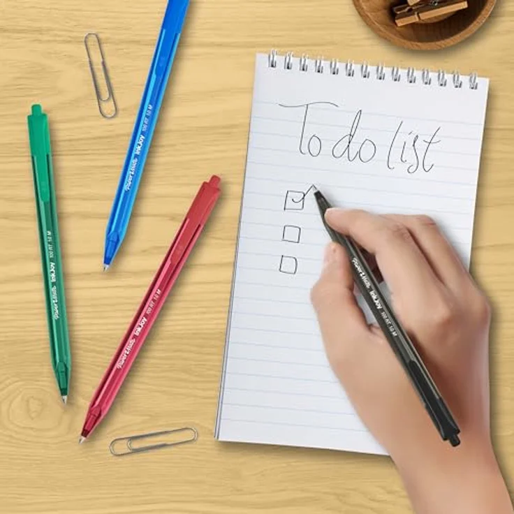 Paper Mate InkJoy 100 RT, Kugelschreiber im Value Pack, schwarz, 100 Stück – Bild 5