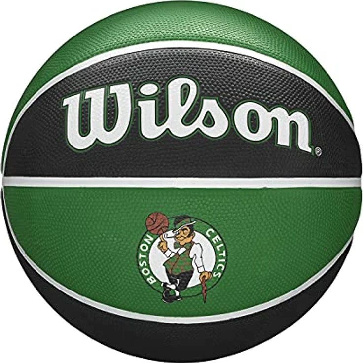 Wilson Basketball NBA TEAM TRIBUTE, BOSTON CELTICS, Outdoor, Gummi, Größe: 7 – Bild 2