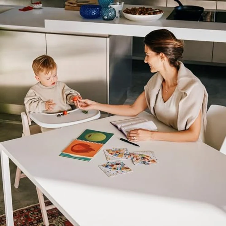 Cybex Click & Fold 3-in-1 Hochstuhl, ergonomisch und vielseitig, inkl. Babyset und Tablet, All Natural – Bild 3