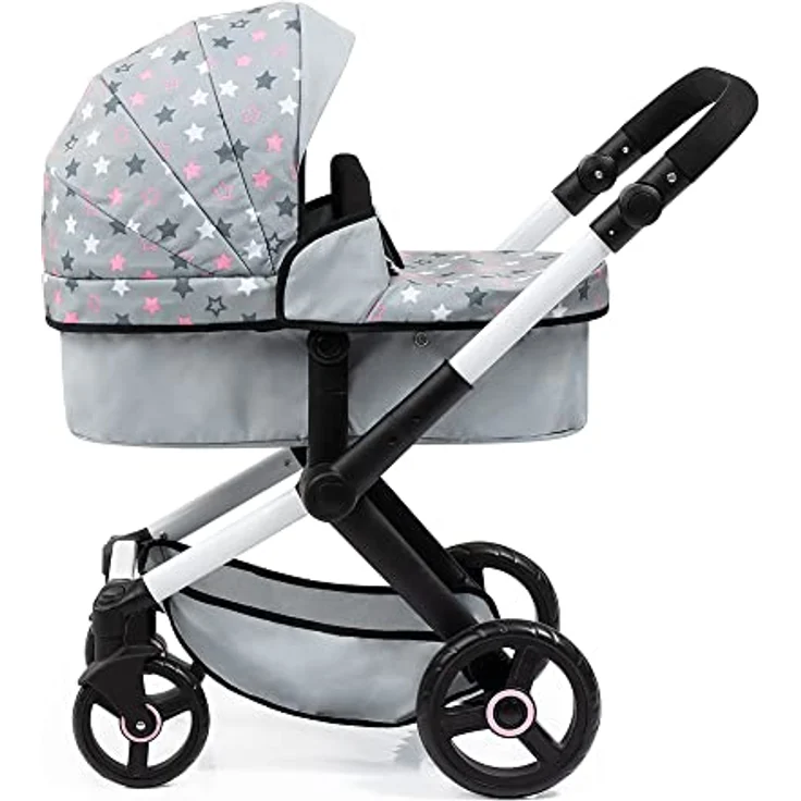 Bayer Design 17007AA Kombi-Puppenwagen Xeo mit Tasche, grau – Bild 4