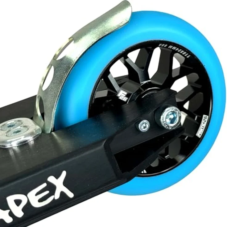 Fantic26 Spy7 Stunt-Scooter Rolle 110mm Abec11, Aluminium 6061, Schwarz / Pu Türkis – Bild 5