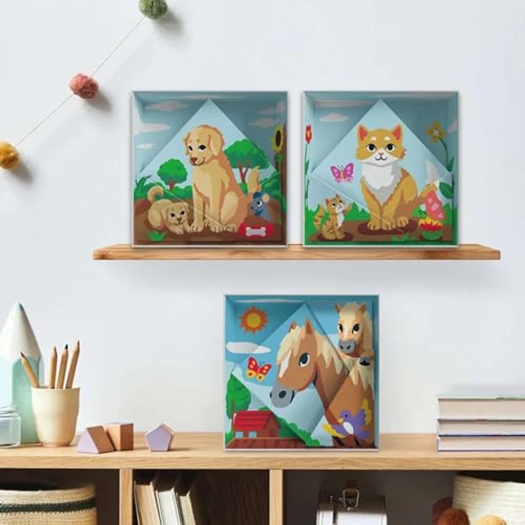 Ravensburger CreArt Malen nach Zahlen Set, Do it together, Katze, ab 7 Jahren, Made in Europe – Bild 4