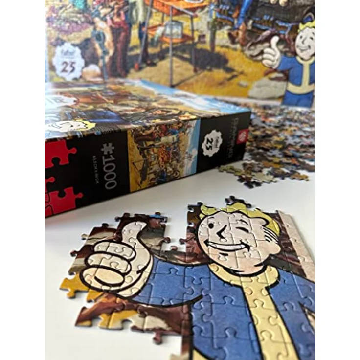 Good Loot Gaming Puzzle Fallout 25th Anniversary Puzzles Spiel-Artwork für Erwachsene Teenager Puzzlespiel mit 1000 Teilen Spielepuzzles Inspiriert Durch EIN Computerspiel 68,3 x 48 cm – Bild 6