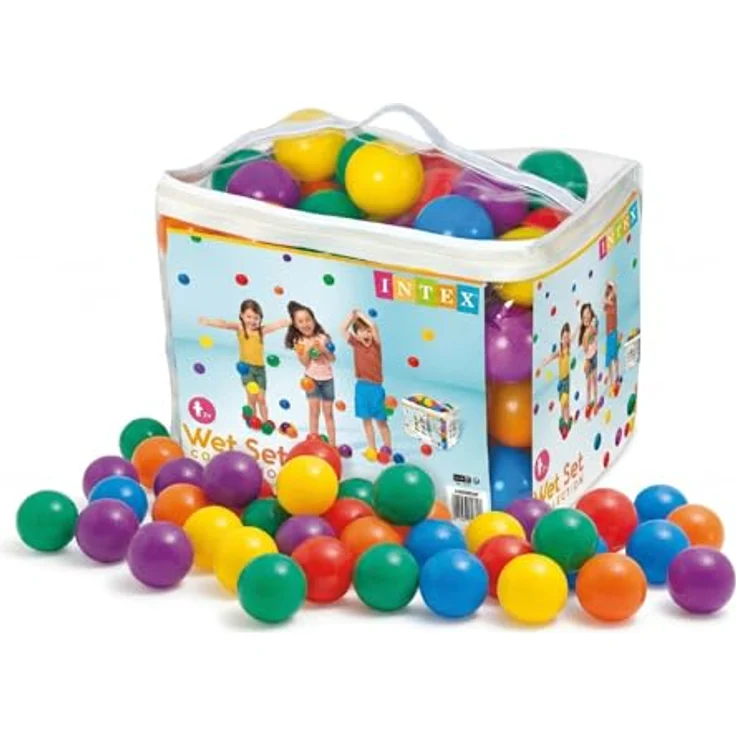 Intex Fun Ballz - Kunststoffbälle - 100 Stück - Ø 8 cm – Bild 2