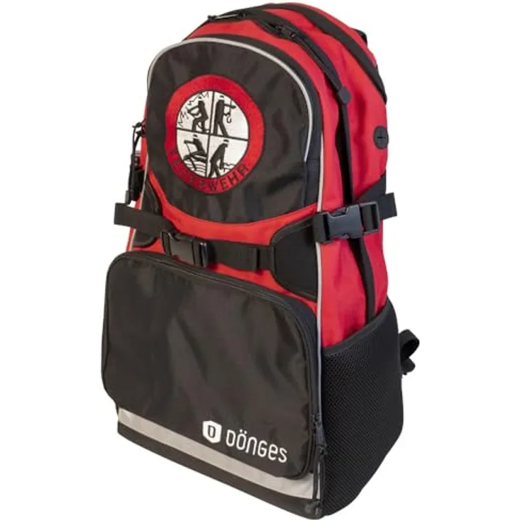 Dönges Feuerwehr-Rucksack mit vielen praktischen Funktionen (Dönges-Feuerwehr-Rucksack Freizeitrucksack Feuerwehr Daypacker Kühlrucksack Handgepäck Daypack) Volumen: 40 l