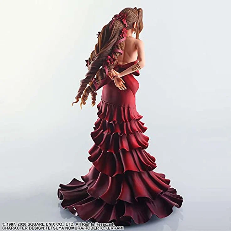 SQUARE ENIX FINAL Fantasy VII – Remake Static Arts Aerith Gainsborough Kleid, detailreiche Sammelfigur – Bild 4