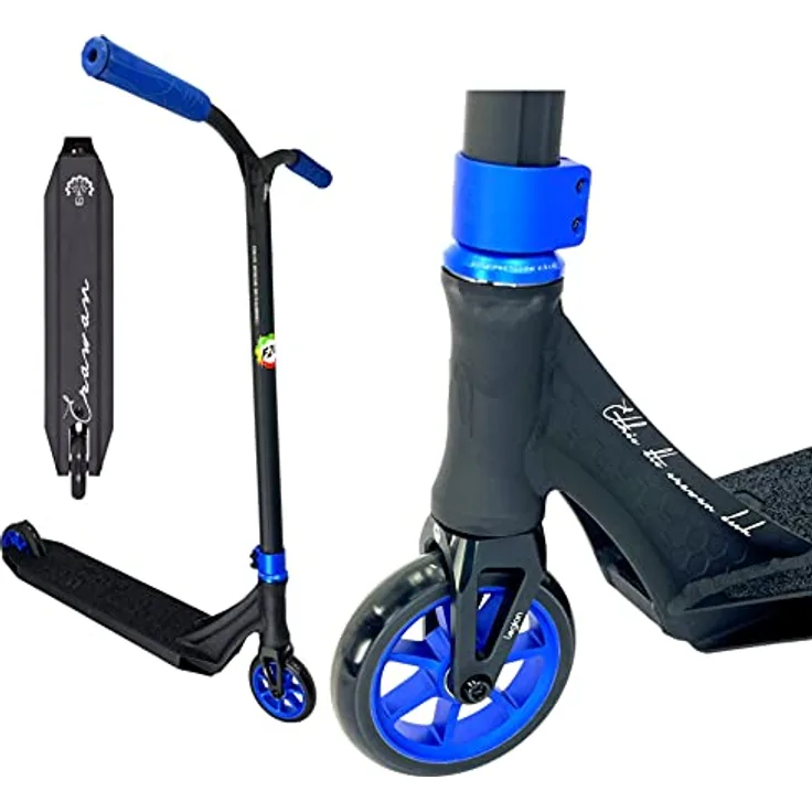 Ethic DTC Erawan Stunt-Scooter H=85cm 3kg blau, leichtester und reaktiver Stuntscooter