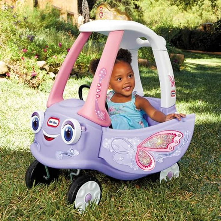 Little Tikes Cozy Coupe, Rutschauto im Feen-Design für fantasievolles Spielvergnügen – Bild 4