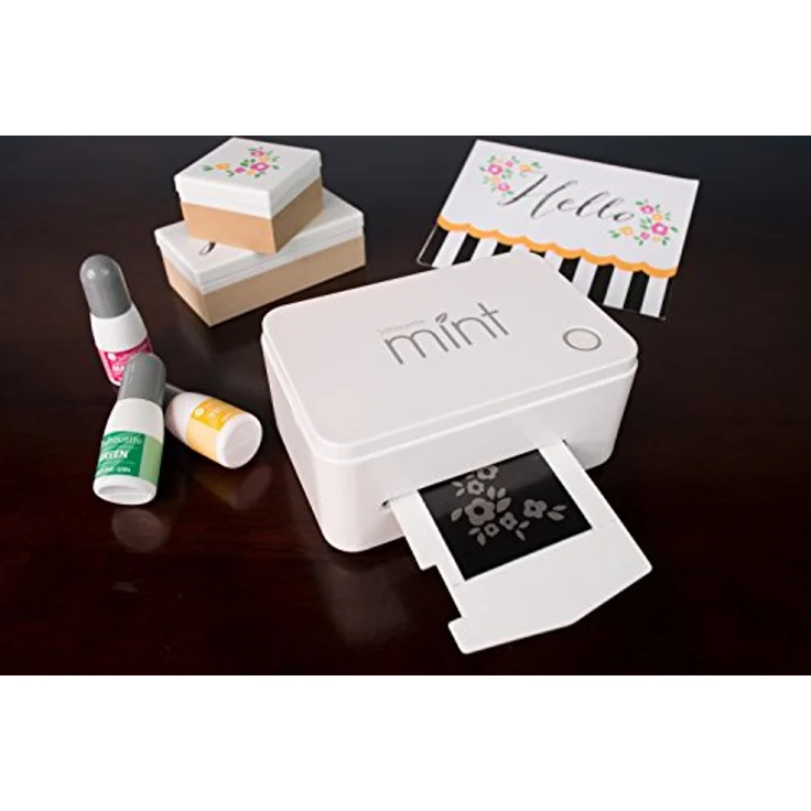 Silhouette America Silhouette Mint Stempelmaschine, Kunststoff, Weiß, 12, 3 x 5, 9 x 8, 1 cm – Bild 2