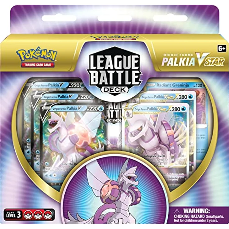 The Pokemon Company Pokemon Origin Forme Palkia VSTAR League Battle Deck, leistungsstarkes Deck mit Premium-Foil-Karten und begehrten Power-Karten – Bild 2