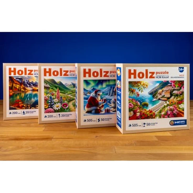 HCM Kinzel Holzpuzzle – Am Nordpol, 505 Teile, detailreiches Design, hochwertiges Holz, leuchtende Farben, langlebige Premium-Qualität – Bild 5
