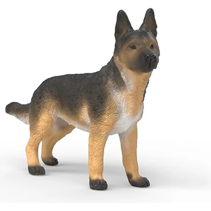Schleich Deutscher Schäferhund Hündin, Figurenfarm-Tier mit 6,6 x 3,1 x 5,6 cm, aus Farm World коллекция – Bild 2