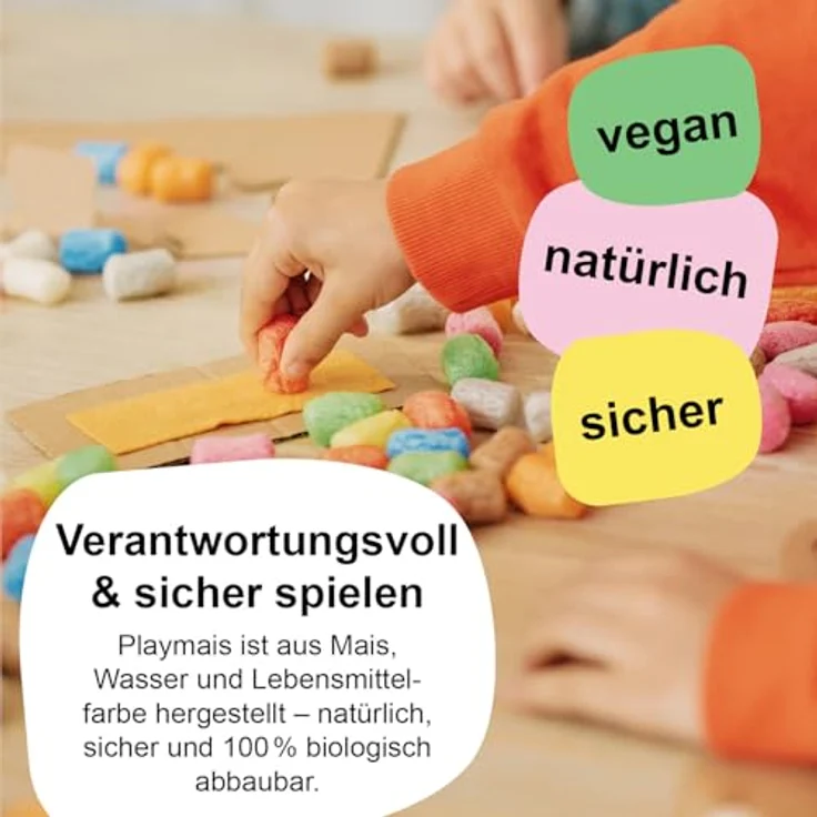 PlayMais Kreativset EDULINE 1000, Bastel Kreativität für Kinder ab 3 Jahren, nachhaltiges und biologisch abbaubares Material, 1000 Teile – Bild 5