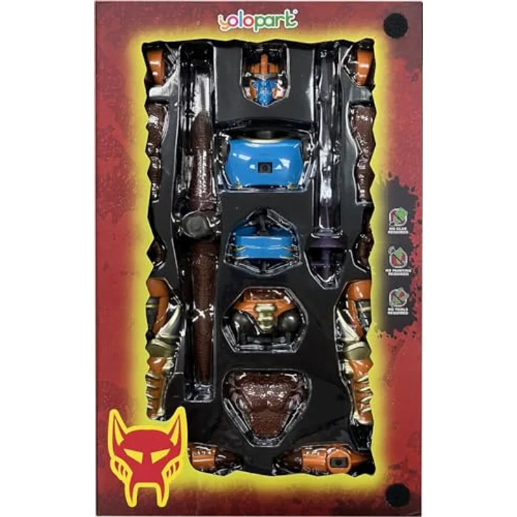 Yolopark Transformers: Beast Wars AMK Series Plastic Model Kit Dinobot, 20 cm, detailgetreue Nachbildung und einfache Montage – Bild 3