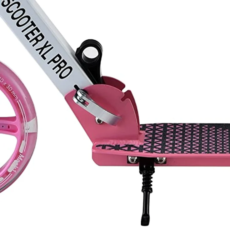 Mach1 Cityroller Kick Scooter ALU mit 200mm XXL Rollen, für Erwachsene bis 100kg, klappbar, mit Tragegurt und LED Rollen (optional) – Bild 4
