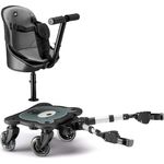 CAM Buggyboard CAM Buggyboard mit Sitz Dudu, beleuchtete Räder, kompaktes Design, universal Befestigung