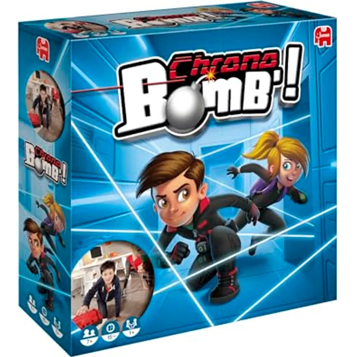 Jumbo Chrono Bomb 2024, Kinderfreundliches Brettspiel für aktives und kreatives Spiel – Bild 1